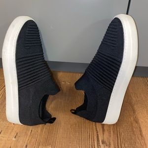 Madden Girl Black Slip on Sneakers